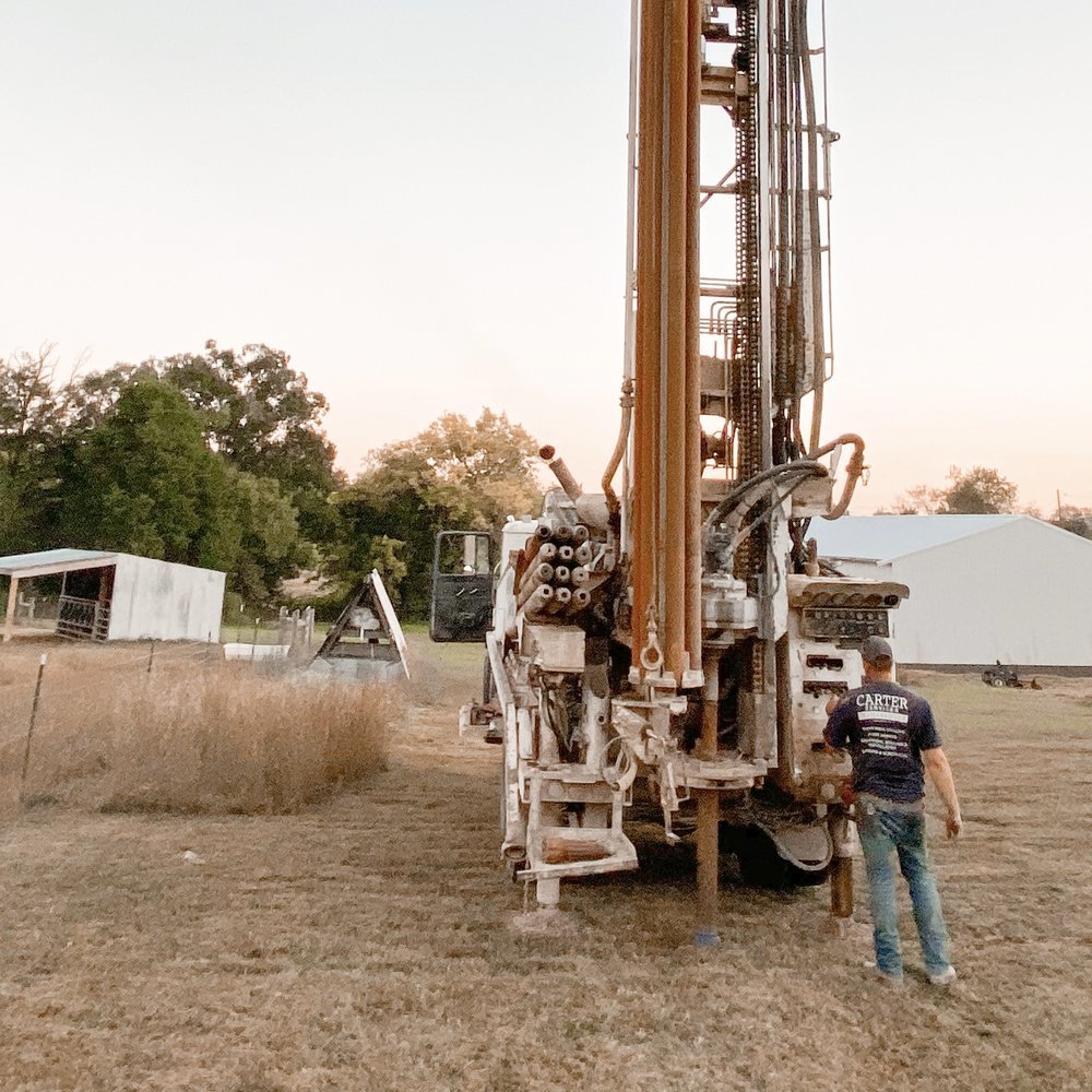 Water well drilling rig in Aylesbury for borehole and water sourcing